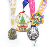 Nouvelles médailles métalliques amovibles pour marathon, trophée de course, médailles avec logo amovible