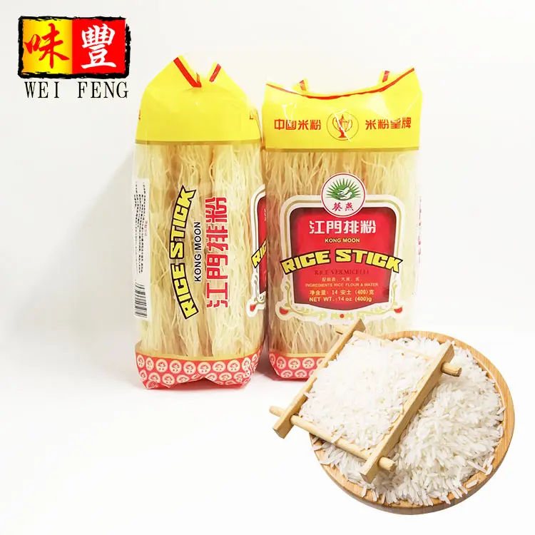 Großhandel Preis Marken in China Weiß Glas Nudeln 400g Getrocknete Chinesische Reis Stick KONG MOND Reis Nudel