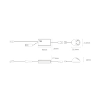 Sistema de controlador de sensor PIR DC 12 V Interruptor de sensor de movimiento para control de luz