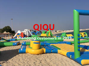 Equipo de Parque Acuático Flotante Comercial QIQU con Certificación CE, PVC de 0.9 mm de Alta Resistencia para Grandes <span class=keywords><strong>Eventos</strong></span> - Product Image 4