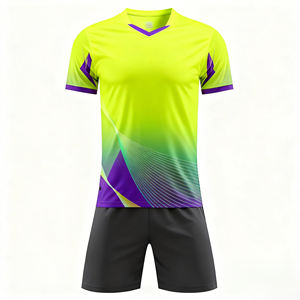 Completo da Allenamento Calcio 2425 Personalizzabile, Nuovo Design, Maglia da Calcio a Maniche Corte all'Ingrosso, Set da Allenamento Calcio di Alta Qualità - Product Image 4