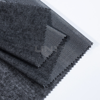 Nouvelle mode Entoilage tissé en voile tricoté thermocollant enduit PA, Entoilage brossé pour costumes professionnels