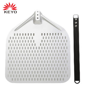 Pelle <span class=keywords><strong>à</strong></span> <span class=keywords><strong>pizza</strong></span> perforée rectangulaire en alliage d'aluminium, manche long en alliage, pelle <span class=keywords><strong>à</strong></span> <span class=keywords><strong>pizza</strong></span> perforée - Product Image 5