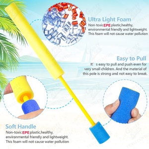 Pistola de agua de alta presión personalizada Ggntkids, pistola de presión de agua portátil flotante, juguetes de espuma para piscina, pistola de agua, Juguetes - Product Image 3