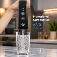 Système de refroidissement d'eau pétillante 3-en-1 sous évier, distributeur d'eau réfrigérée et gazeuse pour bar à domicile avec robinet à commande tactile intelligente