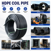 Tuyau d'irrigation en HDPE PE100 PN16 DN32 à DN150, longueur 1000 m, pour l'approvisionnement en eau agricole