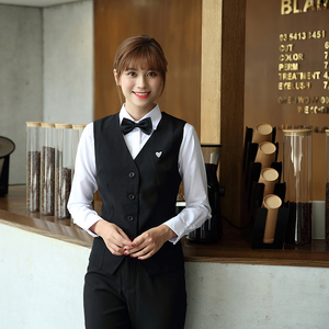 Vêtements <span class=keywords><strong>de</strong></span> <span class=keywords><strong>travail</strong></span> <span class=keywords><strong>de</strong></span> restaurant <span class=keywords><strong>pour</strong></span> hommes et femmes Chemises à manches longues personnalisées <span class=keywords><strong>Uniforme</strong></span> <span class=keywords><strong>de</strong></span> serveuse <span class=keywords><strong>de</strong></span> bureau d'hôtel <span class=keywords><strong>de</strong></span> couleur unie - Product Image 6
