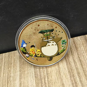 Moneda 2026 Espíritu del Bosque Gris Seis Poses Clásicas <span class=keywords><strong>de</strong></span> Películas, Hierro Bañado en Oro con Estuche - Product Image 6
