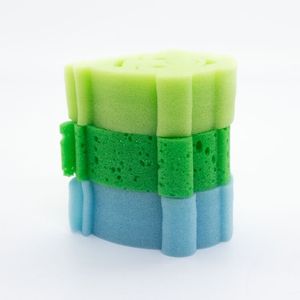 Baby Smile Face Wash Scrubber Esponja de baño de limpieza corporal para mujeres, hombres, exfoliante de ducha para adolescentes - Product Image 5