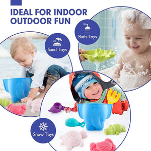 Ensemble <span class=keywords><strong>de</strong></span> jouets <span class=keywords><strong>de</strong></span> <span class=keywords><strong>plage</strong></span> pour enfants seaux pour bébés écologiques jouets aquatiques d'été en plein air seaux <span class=keywords><strong>de</strong></span> sable en plastique ensemble <span class=keywords><strong>de</strong></span> jeu <span class=keywords><strong>de</strong></span> sable pour enfants en plein air - Product Image 4