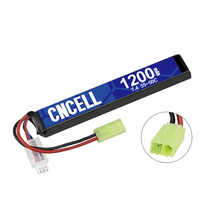 Usine personnalisée chine Airsoft accessoires 7.4V Lipo batterie 1200mAh pour Airsoftgun Airsoft bbs Airsoft fusil