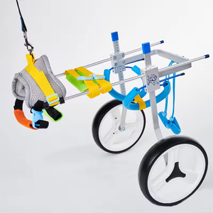 המוכר הטוב ביותר סל הכלב מתכוונן עגלת כלב 2 גלגלים ניידות לחיות מחמד לכיסאות גלגלים - Product Image 2