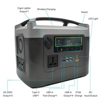 Centrale Électrique Solaire Portable d'Urgence 500W 600W LiFePO4 MPPT à Onde Sinusoïdale Pure pour Voiture, Extérieur et Domicile (OEM/ODM) - Générateur Solaire AU