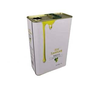 Lata Cuadrada Vacía de Hojalata para Aceite de Oliva, para Cocinar y Alimentos - Product Image 5