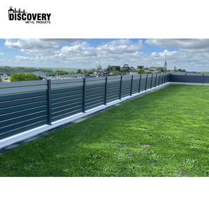 Prix bas Clôture <span class=keywords><strong>en</strong></span> aluminium métallique pour jardin extérieur pour villa Panneau horizontal <span class=keywords><strong>en</strong></span> aluminium Clôture à lattes - Product Image 4