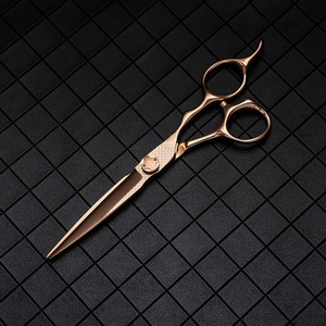 Professional Hairdressing Scissors Rose Gold 6 Inch VG10 Stainless Steel Thinning Shears For Hairstylists - Product Image 3