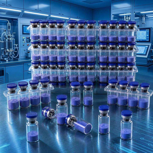 High Quality Cosmetic Grade Lyophilized Peptide Raw Material for Skincare Formulation 10g Glass Bottle Packed Made in China - Product Image 1