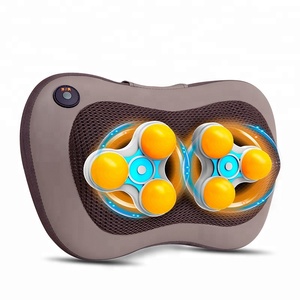 Luyao Wholesale Infrared Ball Electronic Shiatsu <strong>Massage</strong> Car Lumbar <strong>Back</strong> Neck <strong>Massage</strong> Pillow <strong>with</strong> <strong>Heating</strong> - Product Image 1