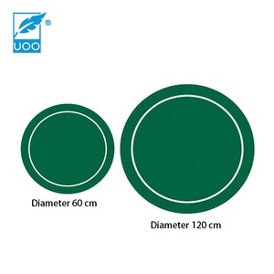 UOO Gatherings Non Slip <b>Rubber</b> Round Poker Table Mat - Product Image 2