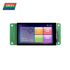 DWIN 3.0英寸液晶显示器640*360工业人机界面面板IPS屏幕UART薄膜晶体管模块，用于不间断电源系统