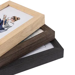 Youming taille personnalisée vintage unique 4x6 cadres photo en bois cadre en bois avec coque