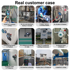 Máy bơm công nghiệp hút cầm tay Máy Dò Nồng độ khí 4 trong 1 NH3 CH4 báo động đa khí co CO2 phân tích rò rỉ khí độc hại - Product Image 4