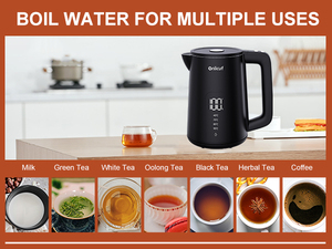 Hervidor de Agua Inteligente Digital 2025 de 1.7L con Wifi Tuya, Control Móvil de Temperatura y Función para Mantener Caliente, con Pantalla y Certificaciones CE CB, Novedad 2025 - Product Image 1