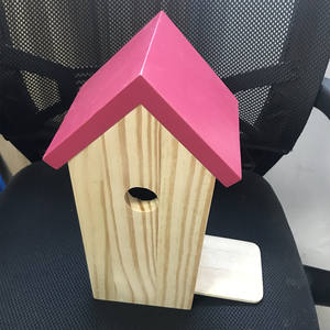 Nid d'oiseau en bois nichoir pour nichoir suspendu extérieur ou intérieur mangeoire de jardin en bois arbre maison d'oiseau maison d'oiseau en bois - Product Image 3