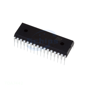 Electronic Component Chip In Stock 32 SDIP (0.400", 10.16mm) TDA7442 Audio Special Purpose IC AUDIO TONE PROCESSOR 32SDIP - Product Image 1