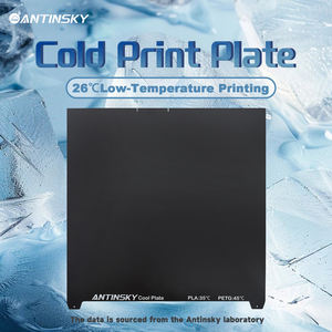 Placa Antinsky Cold PEI para Creality K2 Plus, Placa Cold PEI de 370*370mm, Superficie Lisa de Doble Cara, Fácil Extracción de Modelos, Impresión Rápida - Product Image 3