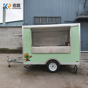 Camion de restauration rapide mobile en acier inoxydable moderne entièrement équipé, remorque alimentaire mobile OEM pour la <span class=keywords><strong>vente</strong></span> de collations - Product Image 5