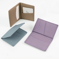 Dompet Kartu Kredit & Kartu Nama Custom Logo Laris Manis, Dompet Saku, Dompet Perjalanan, Kulit Imitasi Premium, Hadiah