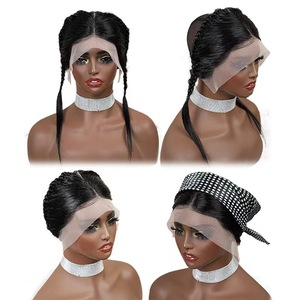 Peluca Rizada con Frente de Encaje 13x4, Gran Venta, Peluca de Moda Afroamericana para Maquillaje y Estilismo - Product Image 1