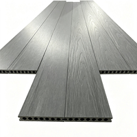 Plancher composite WPC pour extérieur à prix avantageux, design personnalisé, lames de terrasse creuses en bois-plastique
