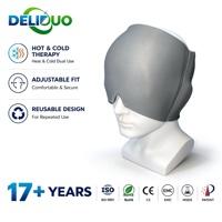 Bonnet de soulagement de la migraine réutilisable, doux et extensible, pour thérapie chaude et froide contre les sinusites - Vente en gros