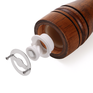 Có Thể Điều Chỉnh Màu Đen Gỗ Lõi Gốm Muối Tiêu Nhà Máy Thiết Lập Nhà Bếp Nhỏ Nấu Ăn Công Cụ Với Gia Vị Gia Vị Gia Vị Phụ Kiện - Product Image 5