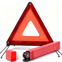 Feux d'avertissement d'urgence pour voiture, fusée de signalisation routière, panneau de signalisation de danger précoce, triangle réfléchissant en plastique pour la circulation