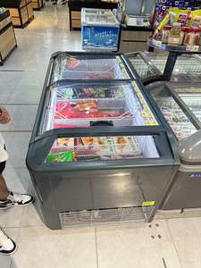 <span class=keywords><strong>Congélateur</strong></span> d'îlot d'affichage <span class=keywords><strong>combiné</strong></span> de grande fenêtre de dégivrage automatique commercial de supermarché <span class=keywords><strong>en</strong></span> gros pour le stockage des aliments à vendre - Product Image 4