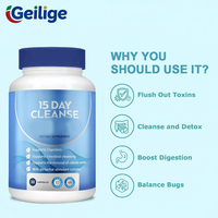 En stock – 30 capsules – Complément de nettoyage en 15 jours pour le soutien digestif et le nettoyage du côlon – Capsules végétales – Vente en gros