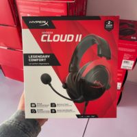 Headset Gaming HyperX Cloud 2 Red Over-Ear dengan Mikrofon Lepas Pasang untuk Gamer Desktop dan Artis DJ