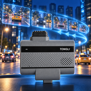 Caméra embarquée intelligente 4 canaux avec capteur G, GPS 4G intégré, WiFi <span class=keywords><strong>Bluetooth</strong></span> pour taxis, VTC et voitures particulières - Product Image 1