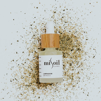 Botol Serum silinder 30ml kustom botol tetes kaca tutup bambu kemasan kosmetik stoples kaca Krim Wajah Set dengan tutup bambu