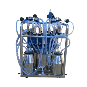 Máquina de Ordeño Portátil de 4 Cabezas con Motor de Gasolina y Motor Eléctrico - Product Image 1