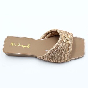 Nouvelles sandales compensées pour femme, talons bas d'été, bout ouvert, style décontracté, chaussures à enfiler pour femme - Product Image 2