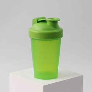 Custom Logo Printed BPA Free 400ml Small Gym Outdoor Transparent Colorful <b>Protein</b> <b>Shaker</b> Smoothie Tumbler Cup with Mixer Ball - Product Image 2