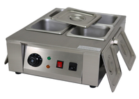 Petite machine à chocolat multifonctionnelle pour usage commercial, machine à tempérer le chocolat, réservoir de crème au chocolat, sirop de sucre