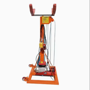 Plateforme élévatrice électrique portable télécommandée pour le levage de marchandises, petites grues pour l'installation de portes à enroulement - Product Image 2