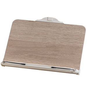 Desktop Reading Stand Wood Grain Adjustable Height Portable Folding For Office And Student Use - Product Image 1