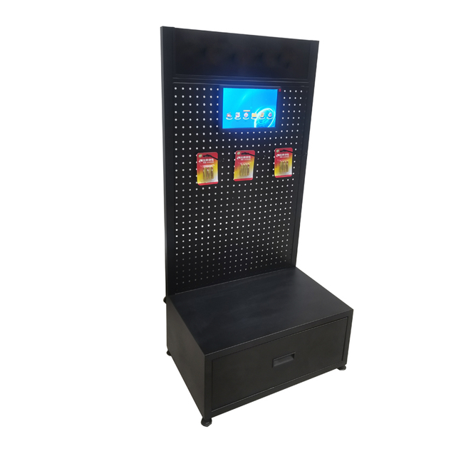 Good Price Pop Promotion Supermarket Retail Grocery Store Marketing Shelves for Goods Pos Display Stand with LCD Screen