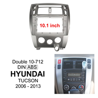 Rythme 2 Din Auto Accessoires Voiture Stéréo Radio Fascia Stéréo Panneau Dvd Cadre pour Hyundai Tucson 2006-2013